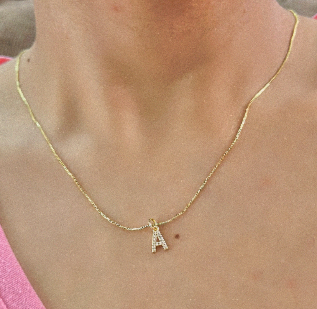 Collar Cadena con Inicial