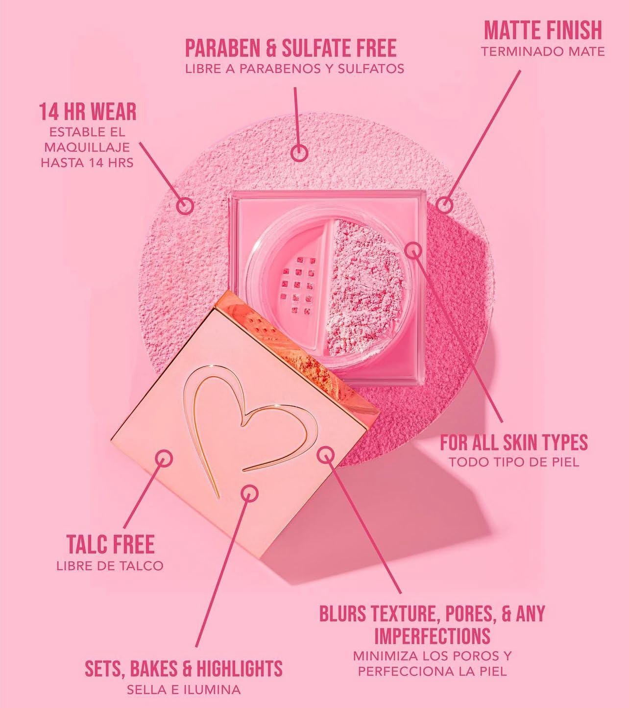 BYE FILTER LOOSE SETTING POWDER | Beauty Creations Polvos