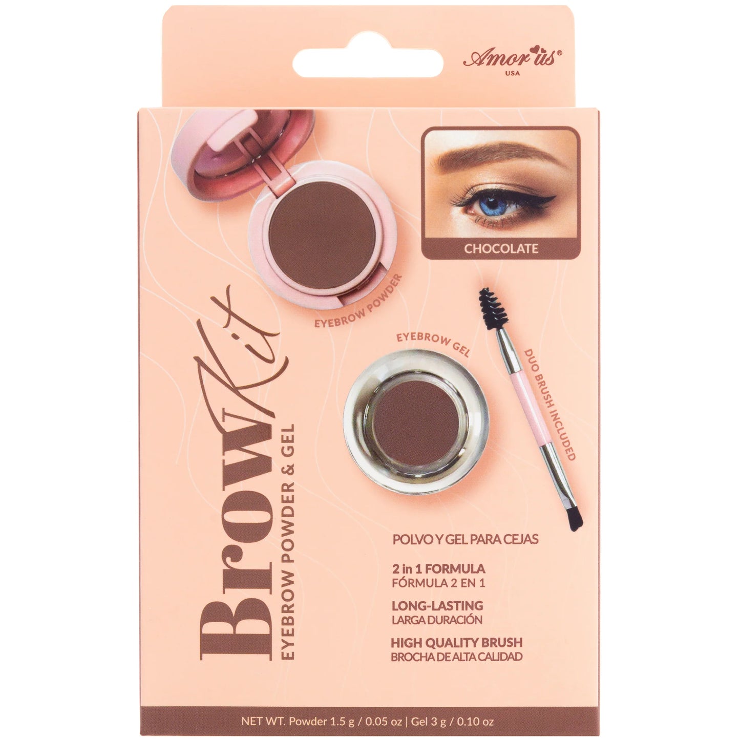 Brow Kit - Eyebrow Powder & Gel Amor Us