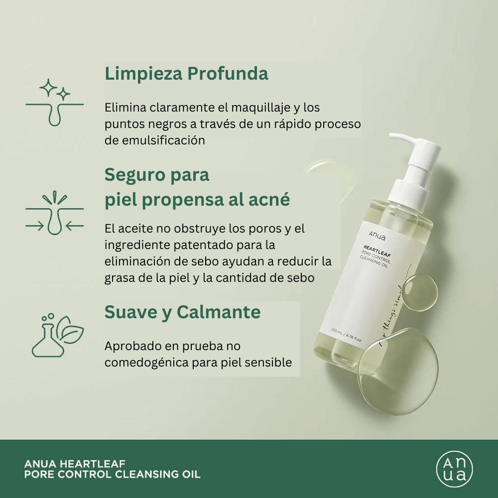 Anua Heartleaf Pore Control Cleansing Oil