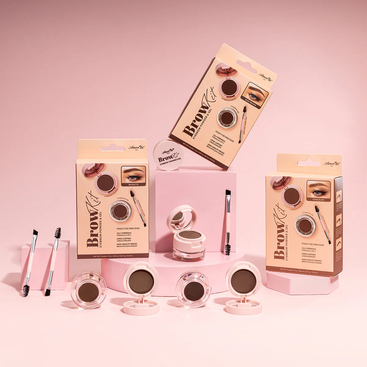 Brow Kit - Eyebrow Powder & Gel Amor Us