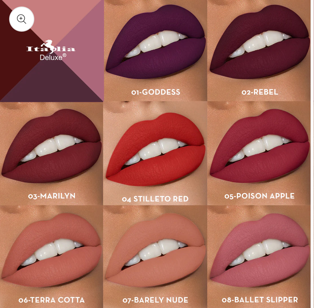 Mousse Matte Lipstick Italia Deluxe Labial
