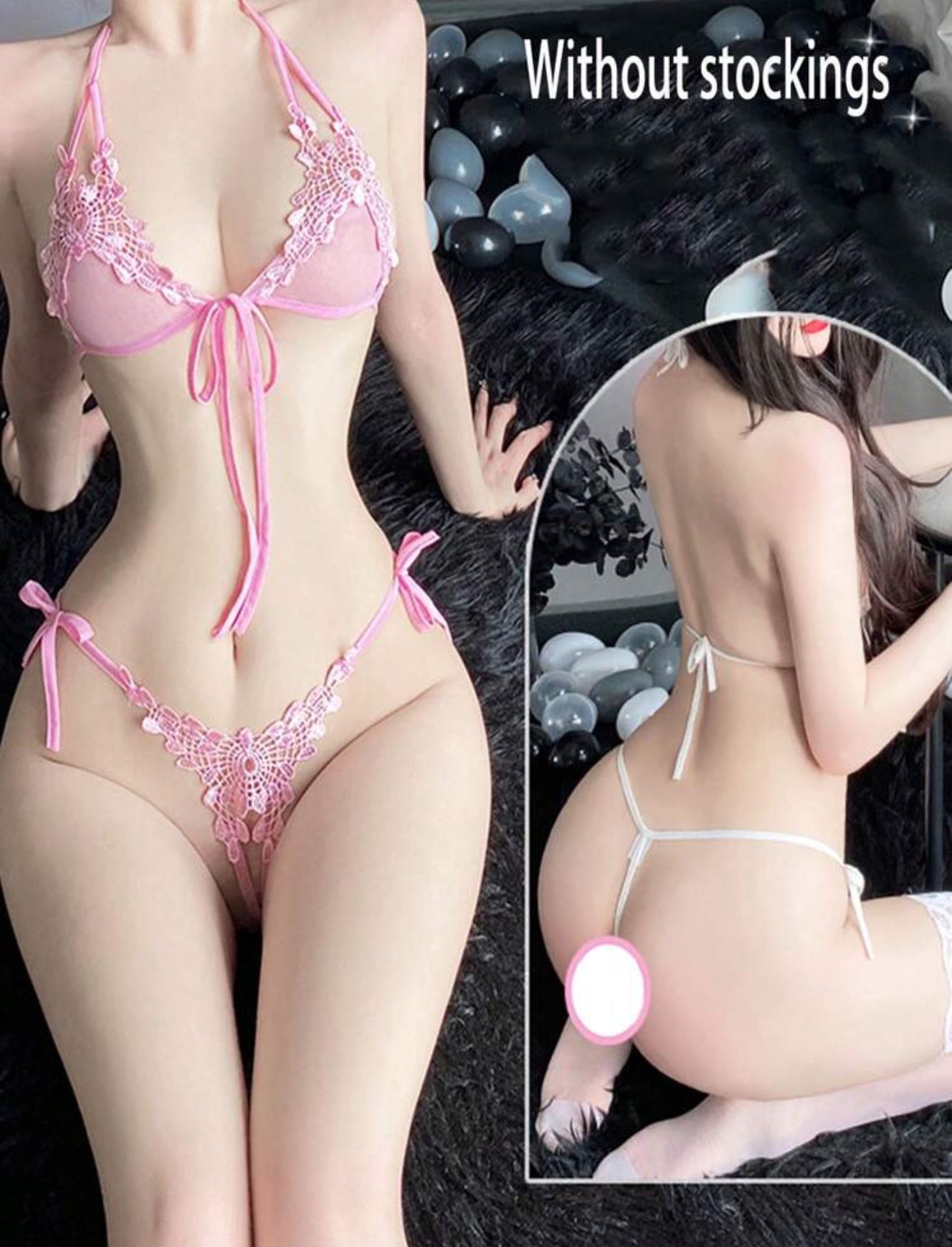 Conjunto Lencería - Pinky 2pcs