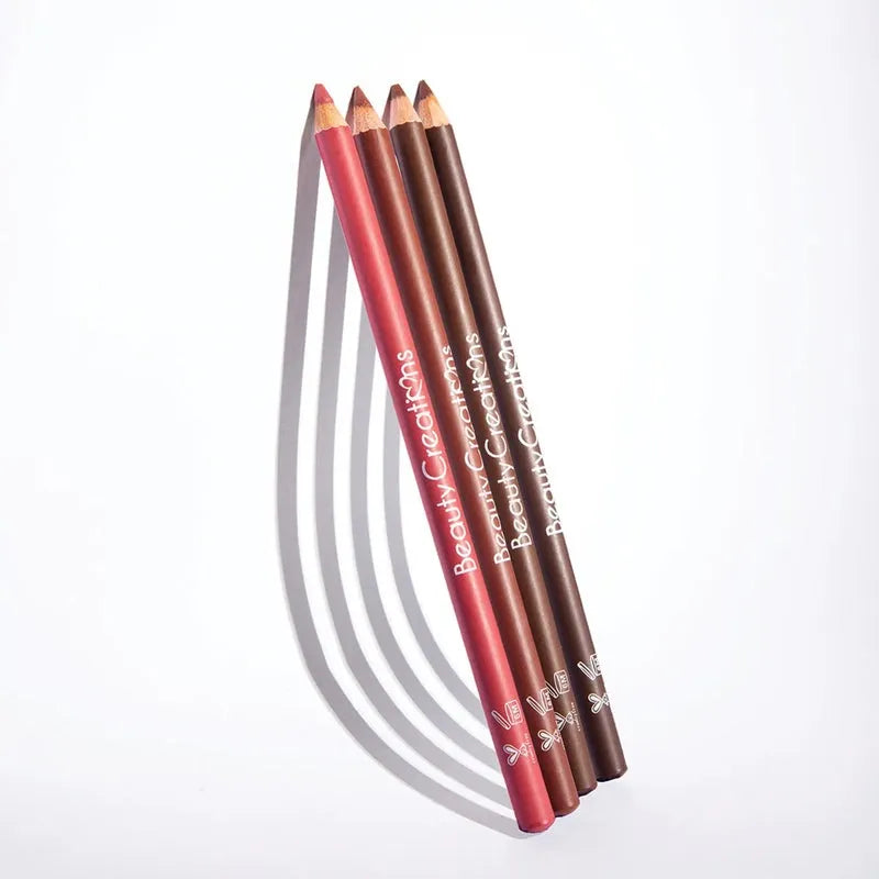 Set de Lápices para Labios - Beauty Creations Wooden Lip Pencil Set