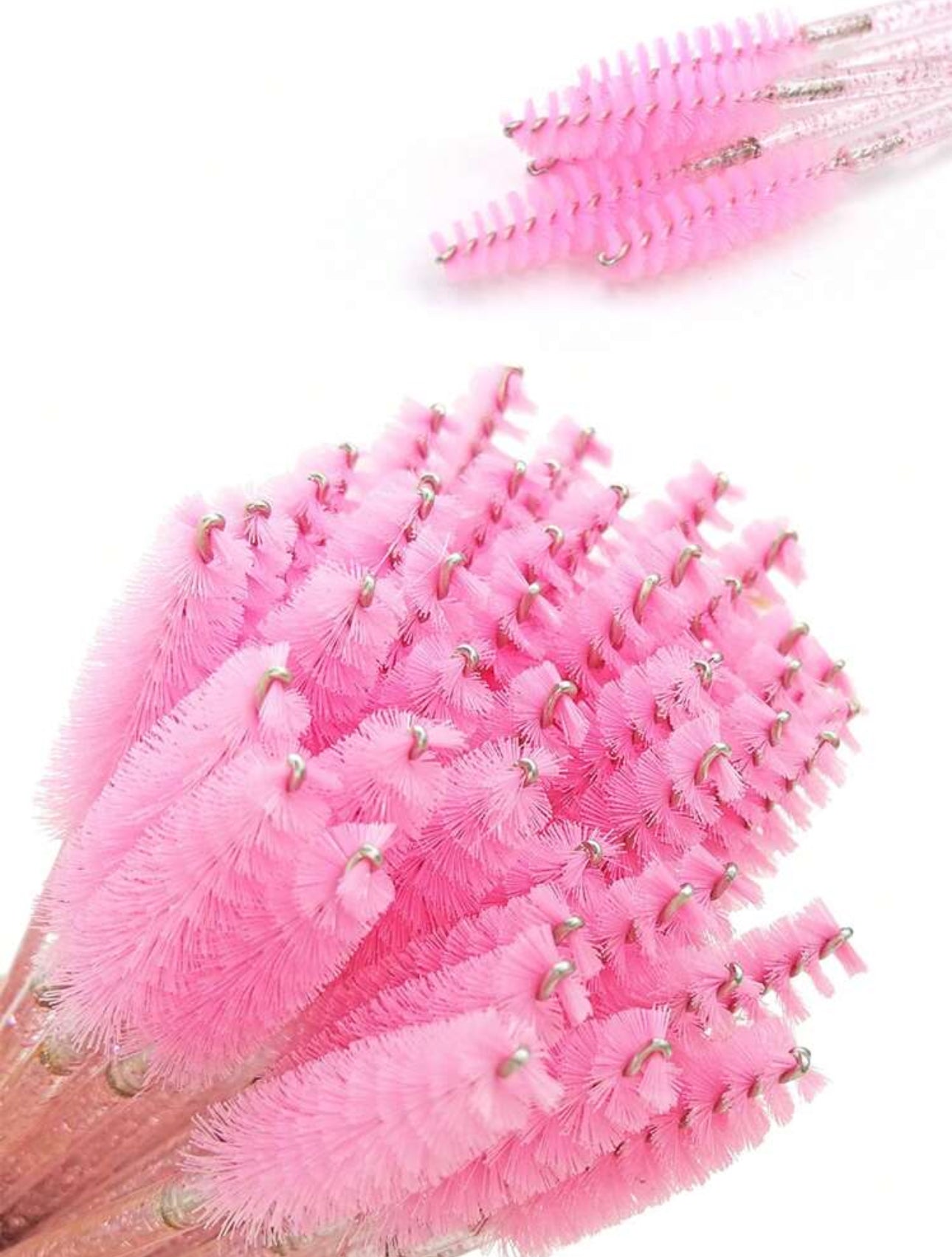 Aplicadores Desechables de Mascara de Pestañas - Cepillo de cejas y pestañas