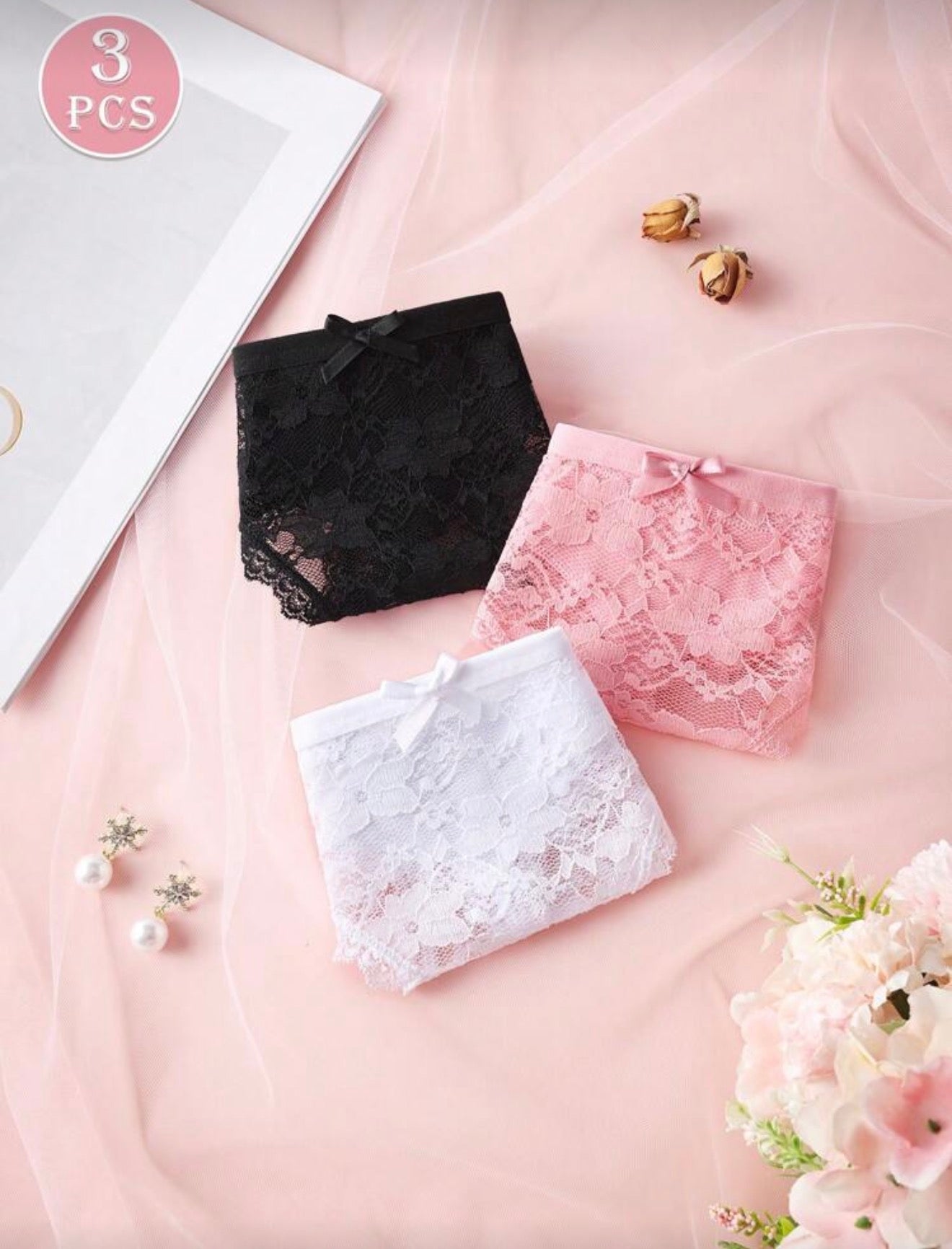 Set de Panties Encaje