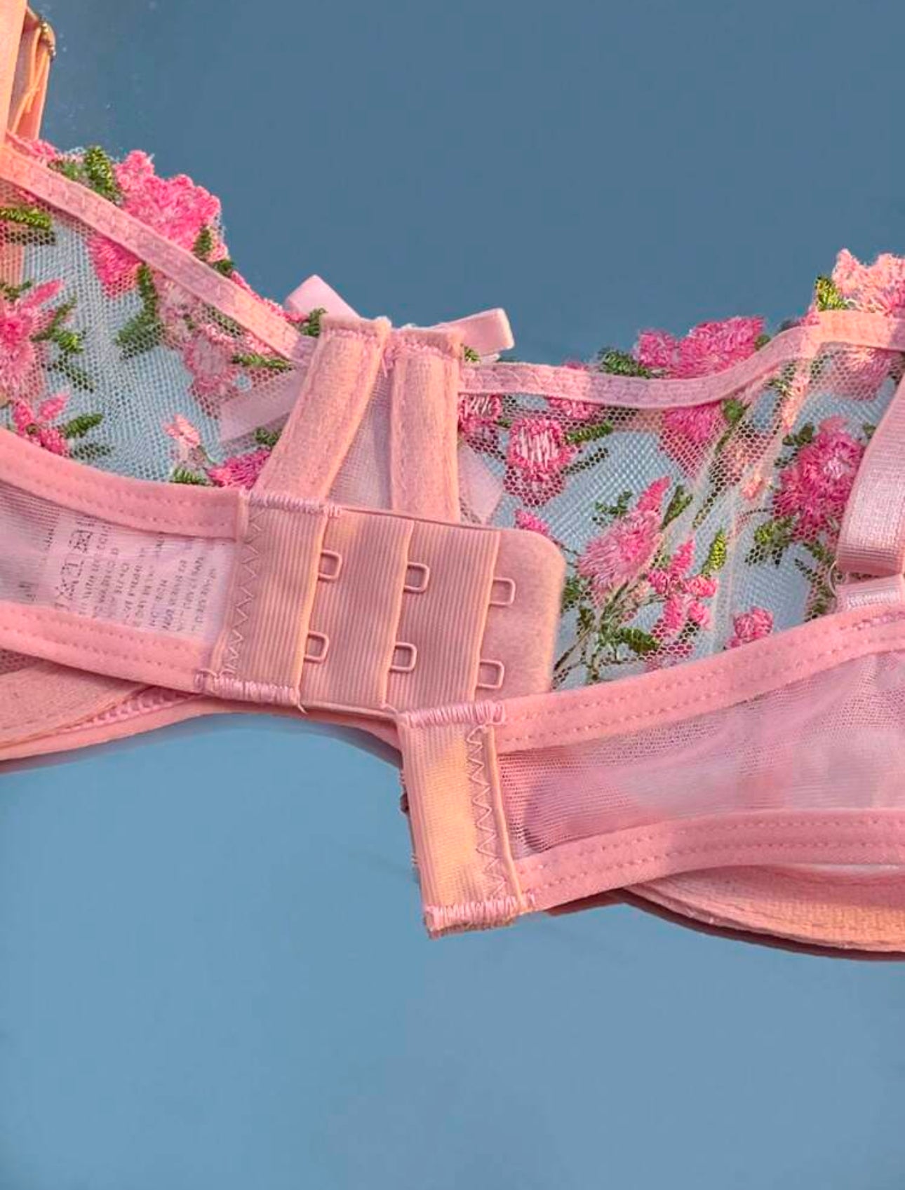 Conjunto Lencería- Floral Rosa