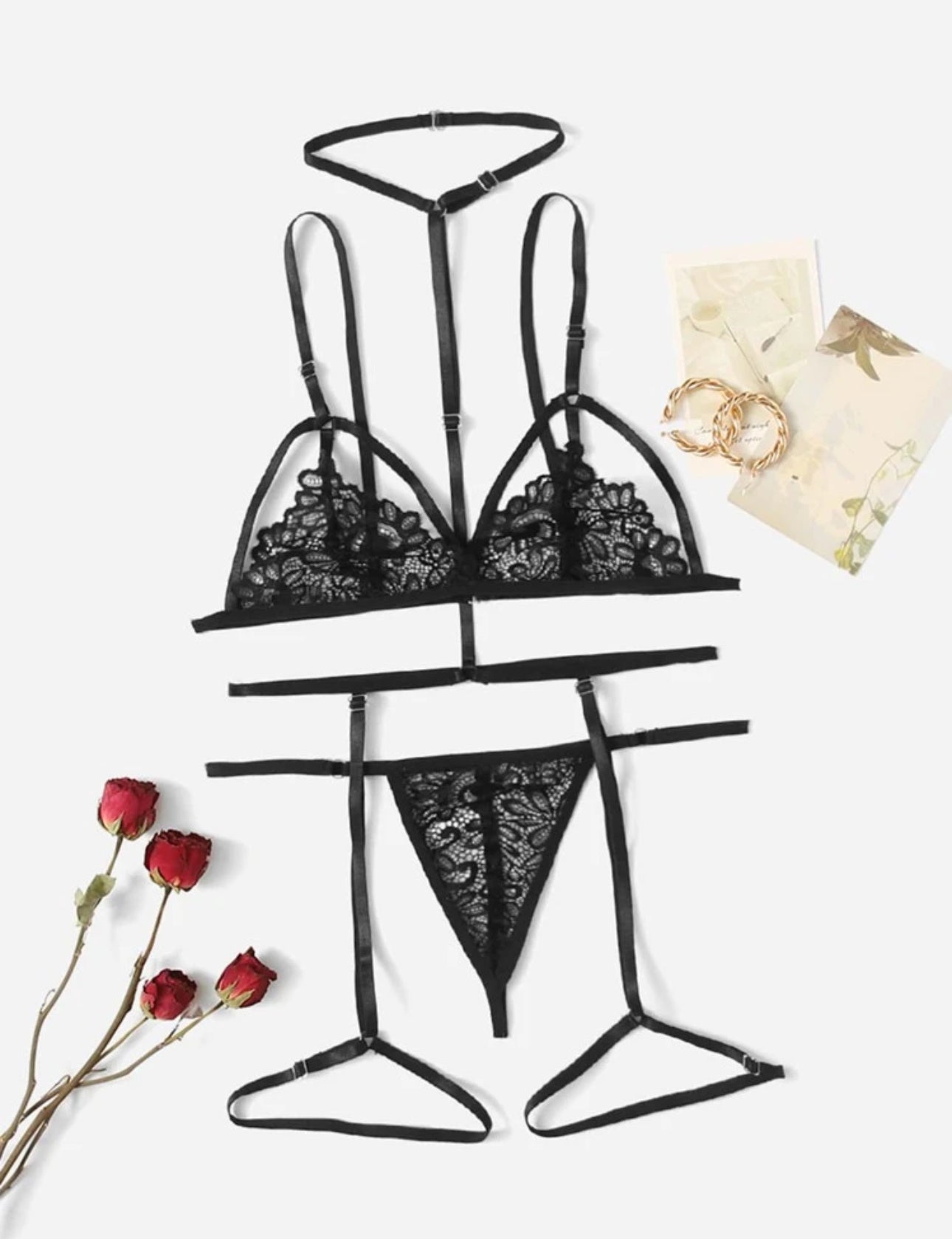 Conjunto Lencería - Black