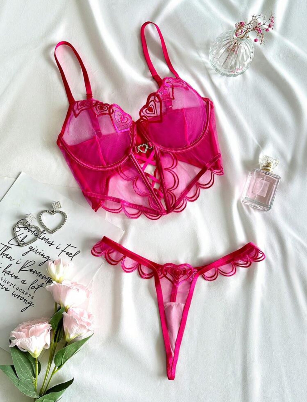 Conjunto Lencería - Fuchsia
