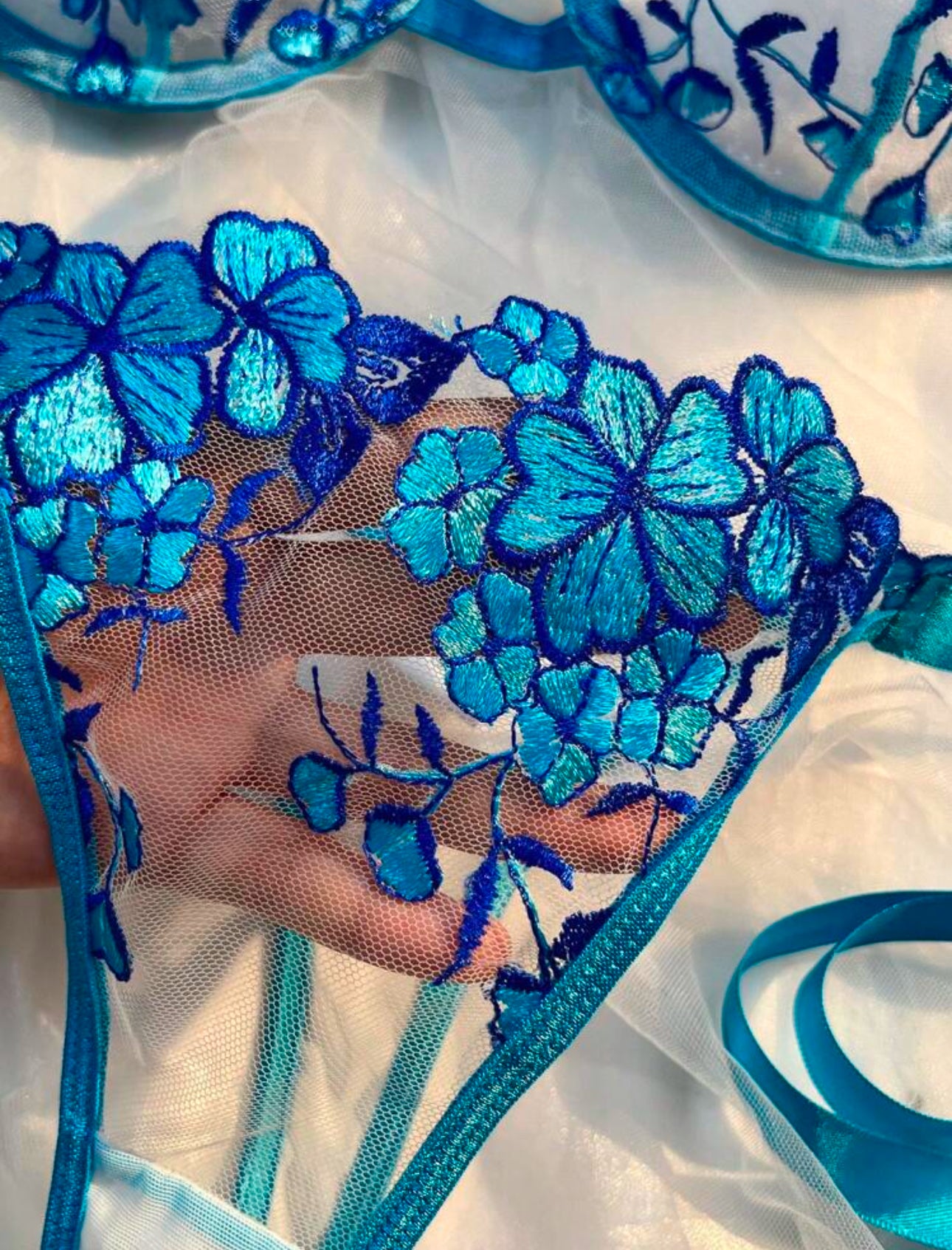 Conjunto Lencería - Blue