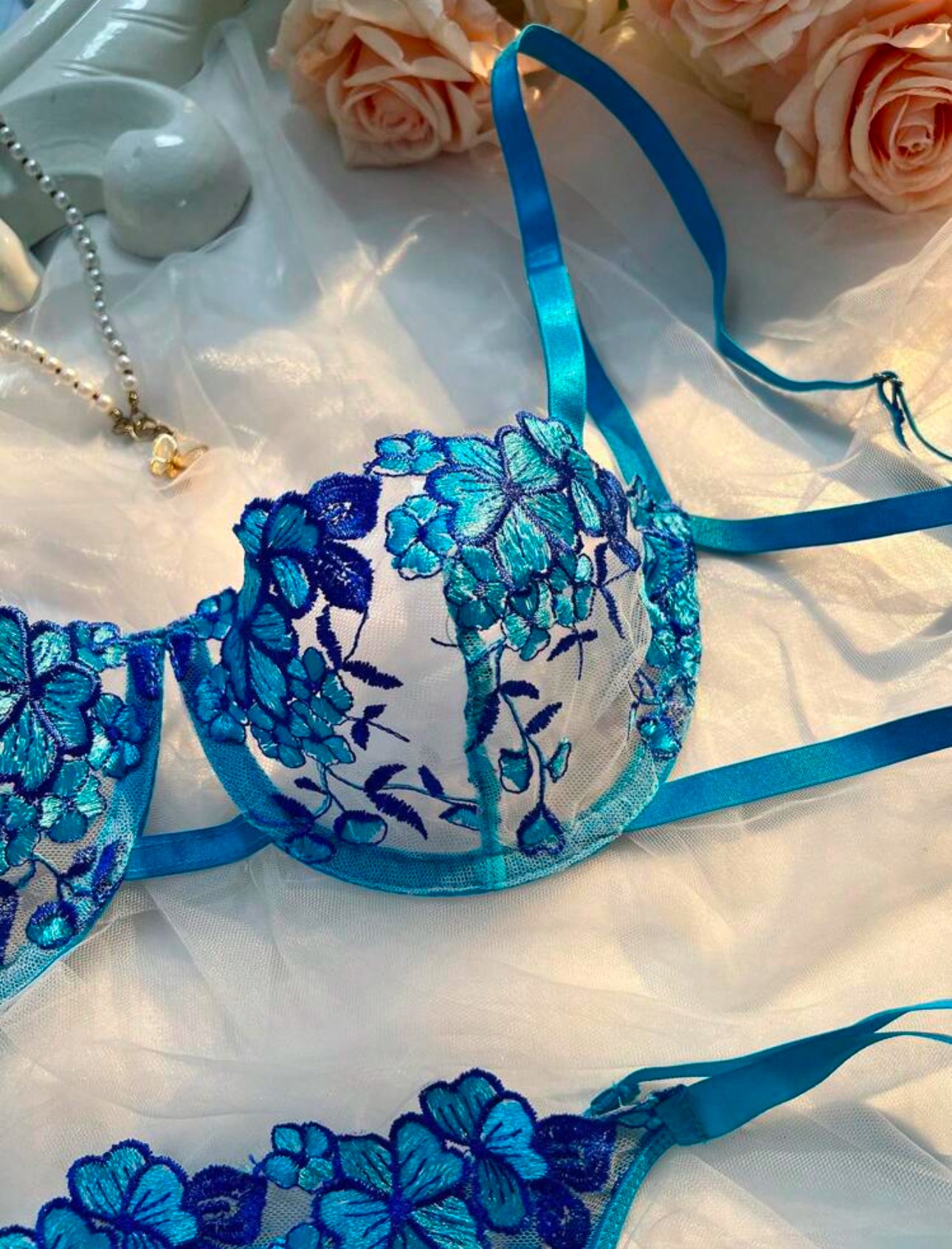 Conjunto Lencería - Blue