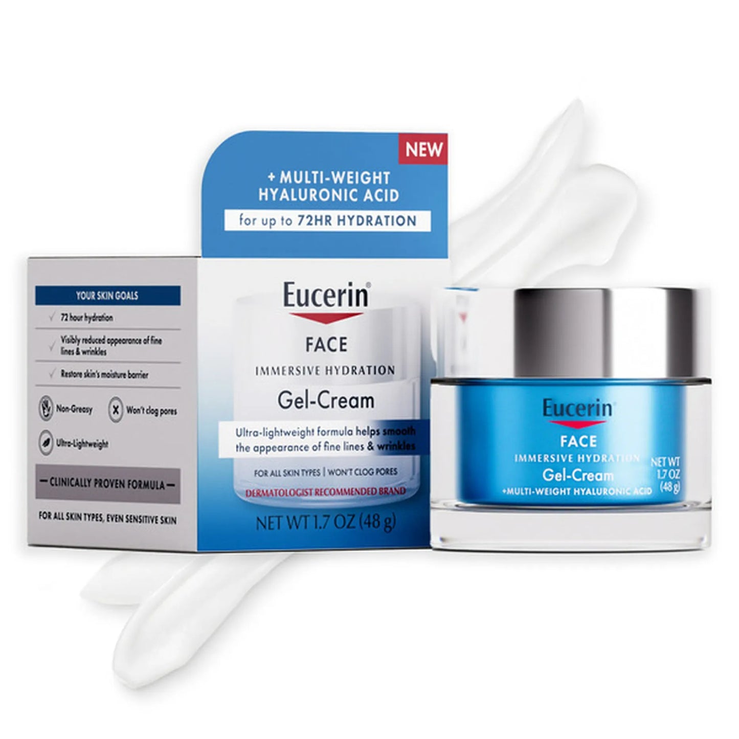 Eucerin Face Immersive Hydration Gel-Cream - Crema hidratante de rostro