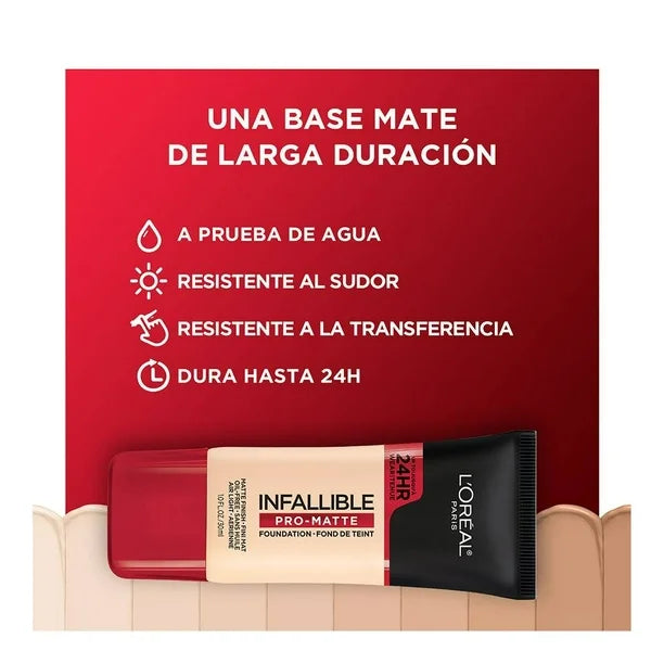 Base Infallible LÓreal Pro Matte