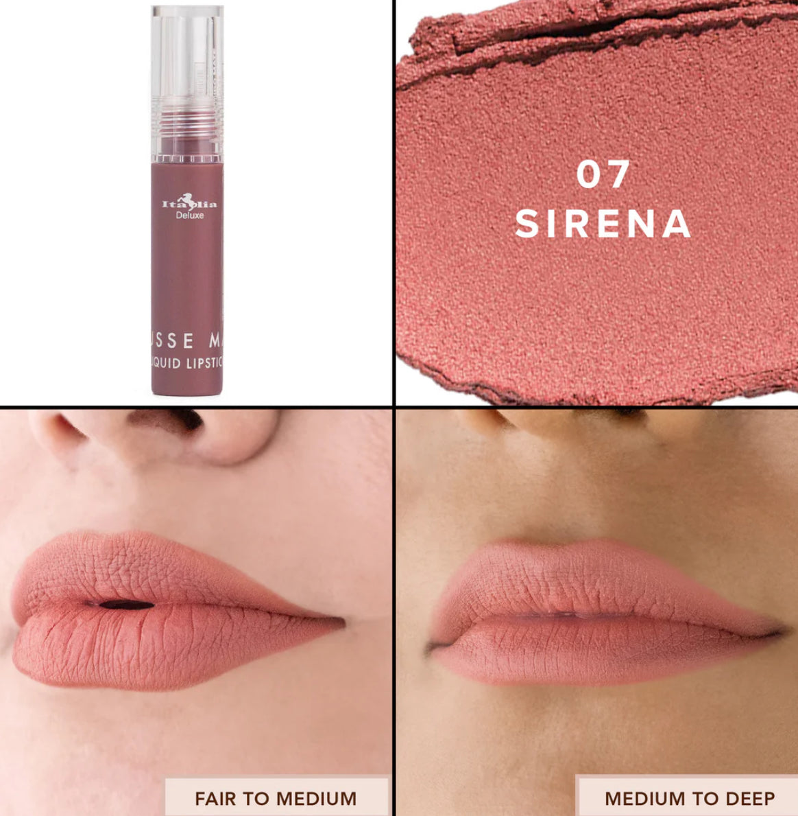 Labial Mousse Matte Liquid Lipstick Italia Deluxe