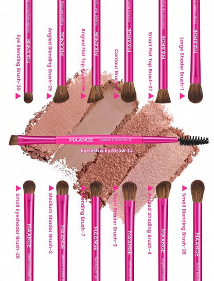 Set de 13 brochas para ojos