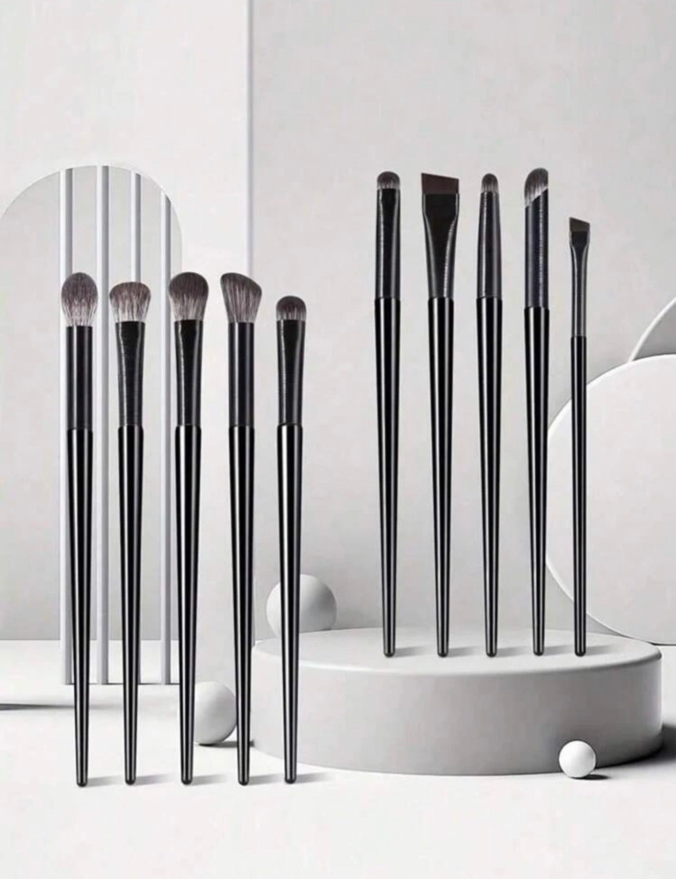 Set de 10 brochas para ojos