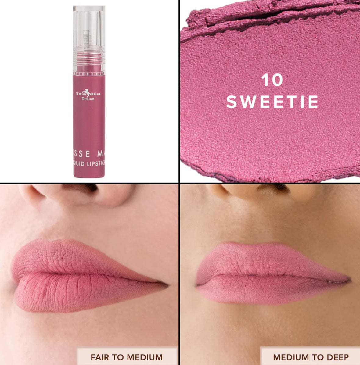 Labial Mousse Matte Liquid Lipstick Italia Deluxe
