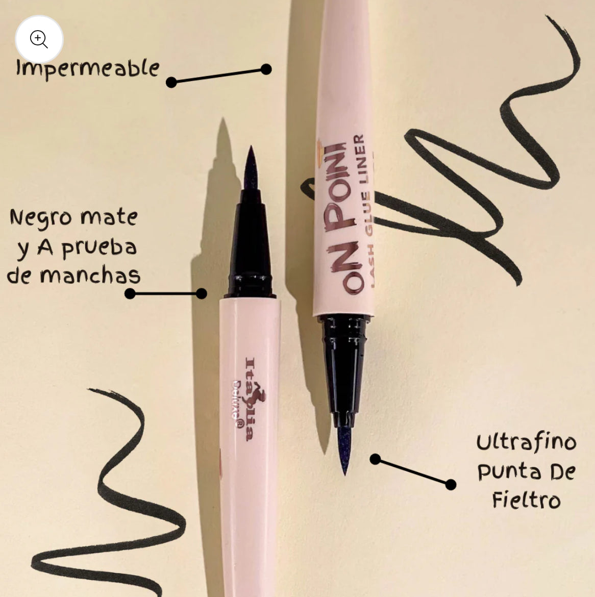 On Point! Lash Glue Liner Delineador Adhesivo de Pestañas