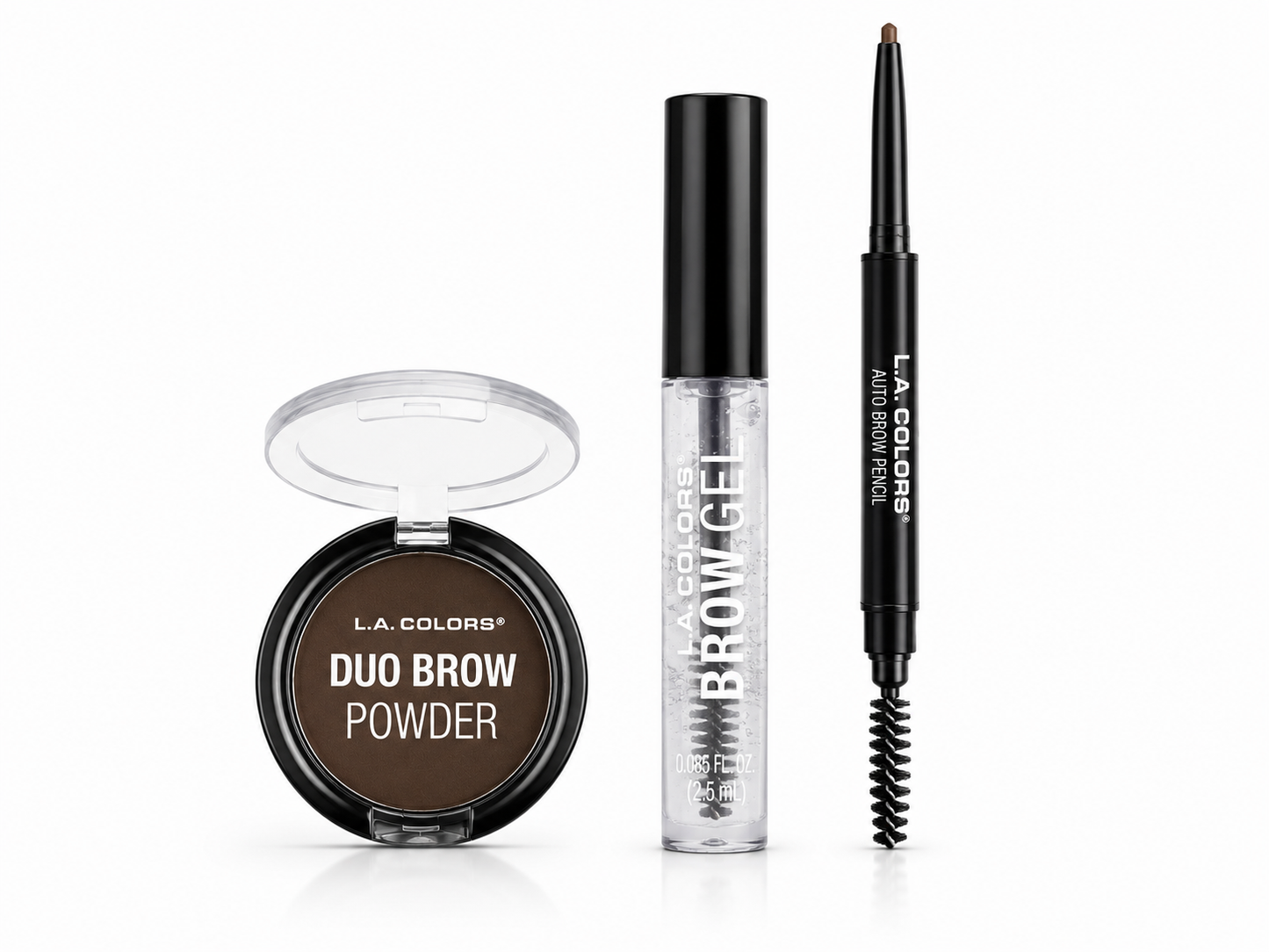 L.A. Colors Duo Brow Powder Kit – Medium/Dark