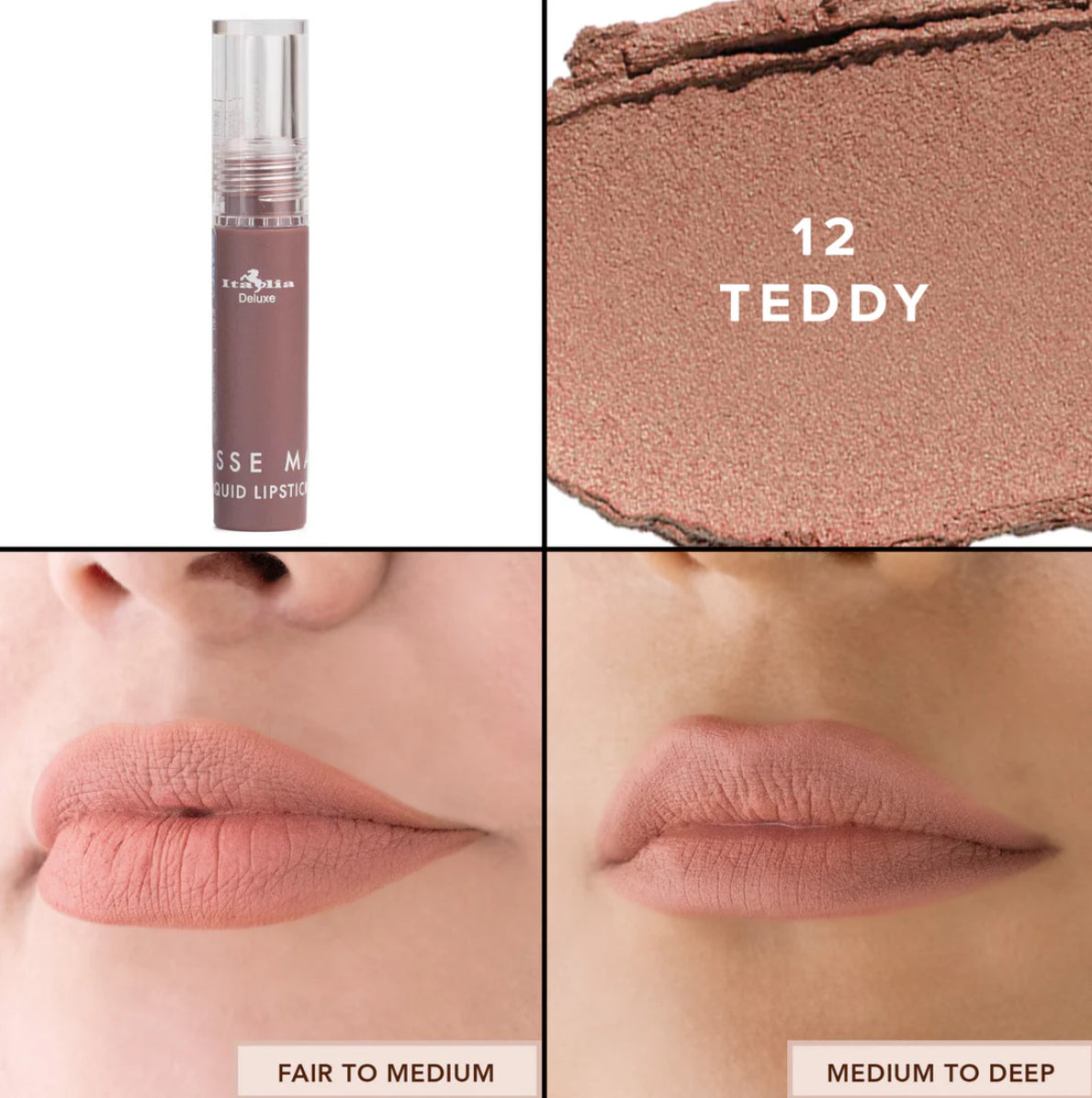 Labial Mousse Matte Liquid Lipstick Italia Deluxe