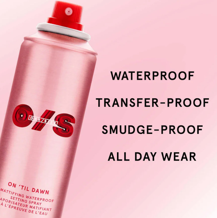 One Size On 'Til Dawn Mattifying Waterproof Setting Spray