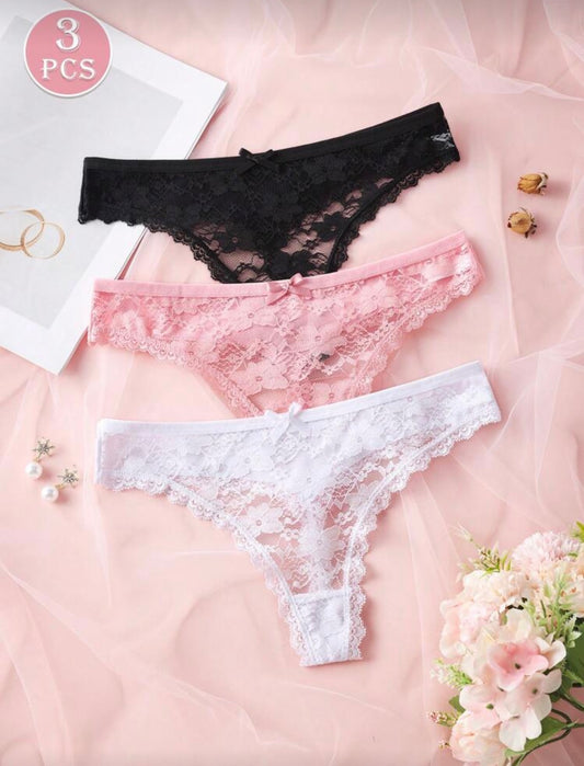 Set de Panties Encaje