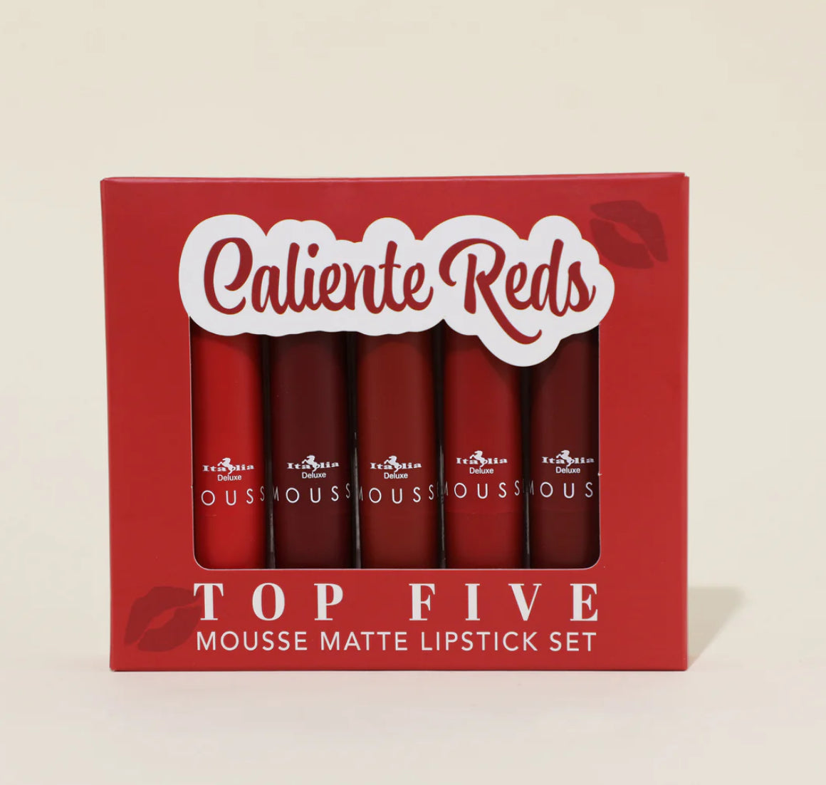 Labial Mousse Matte Lipstick - Top Five Sets Italia Deluxe
