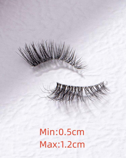 Set de 20 pares de pestañas a la mitad