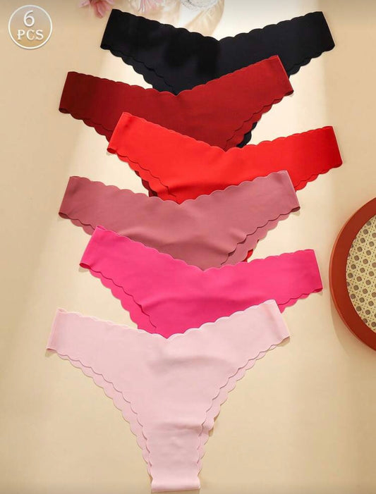 Set de 6 Panties - Sin costuras