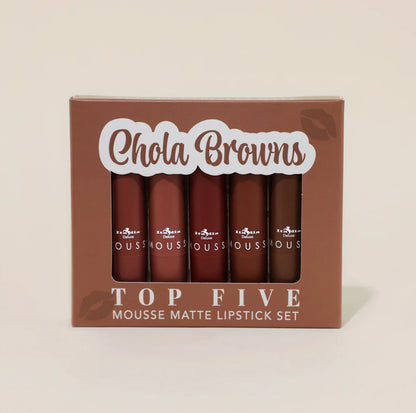 Labial Mousse Matte Lipstick - Top Five Sets Italia Deluxe