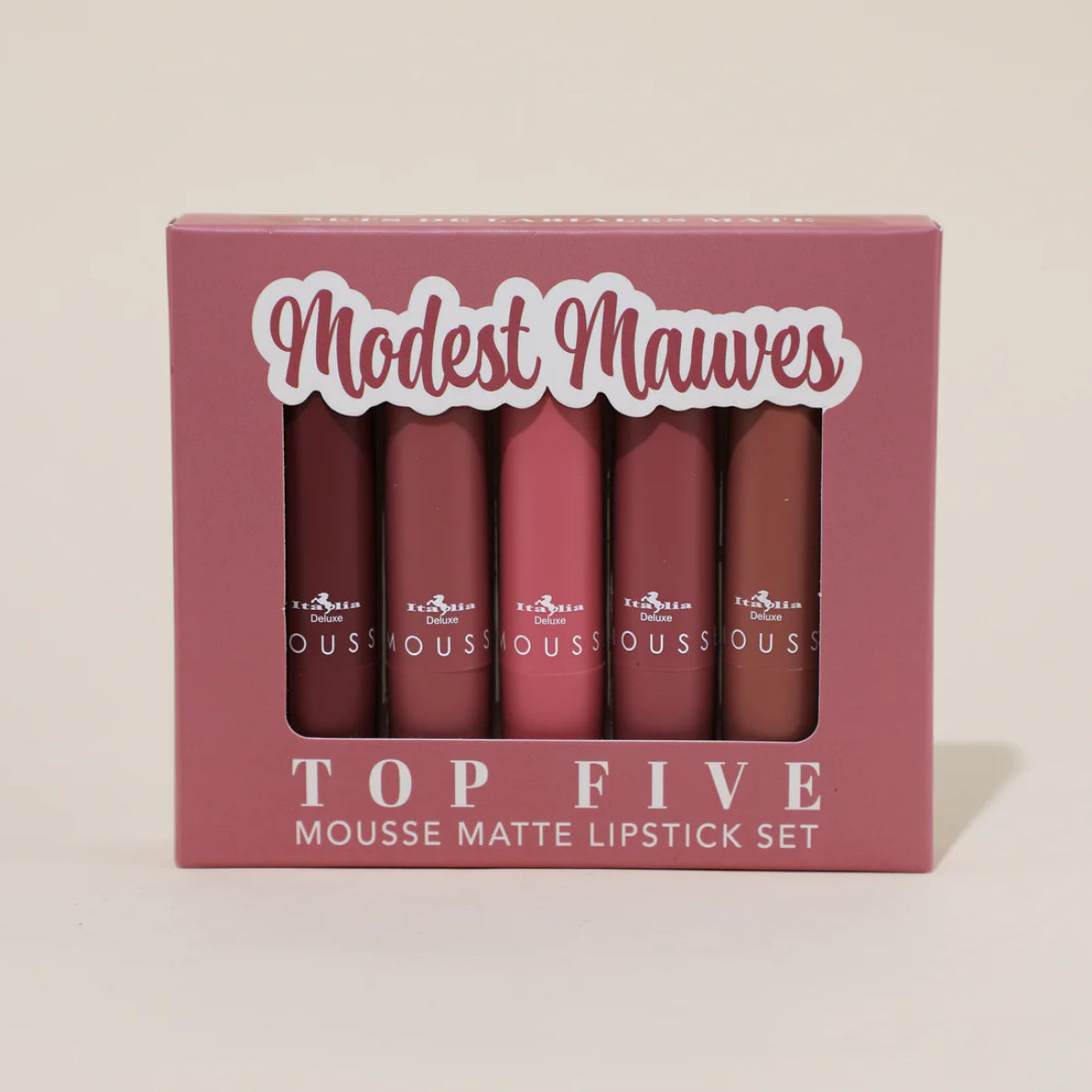 Labial Mousse Matte Lipstick - Top Five Sets Italia Deluxe