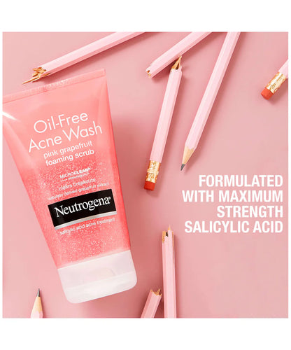 Oil-Free Acne Wash Foaming Scrub Neutrogena