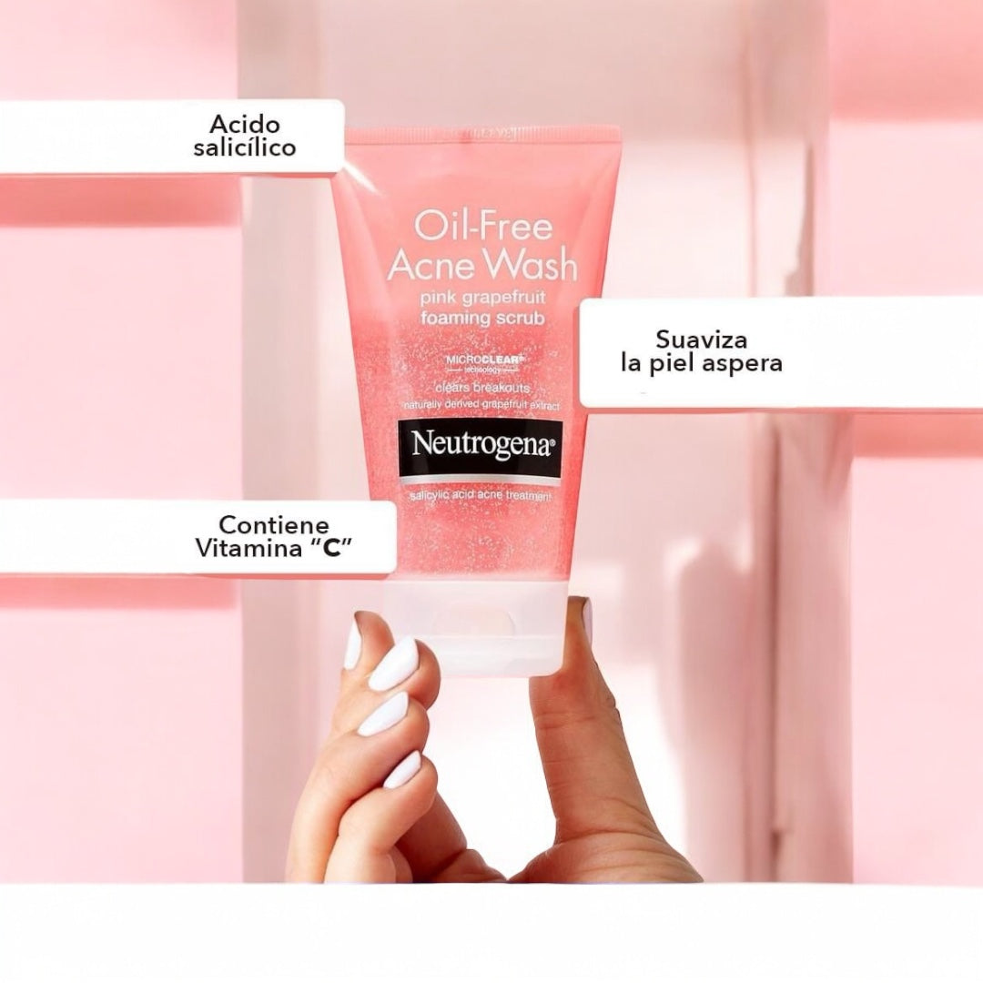 Oil-Free Acne Wash Foaming Scrub Neutrogena